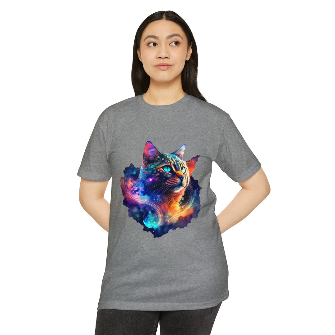 Galactic Cat Shirt - Cosmic Feline Art Design