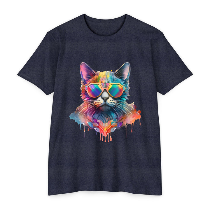 Groovy Beats Cat Top - Unisex DJ Cat T-Shirt