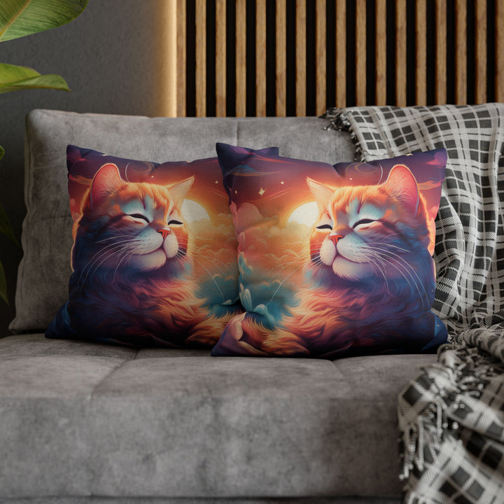 Serenity in the Sky: Premium Cat-Themed Pillowcase for Ultimate Comfort