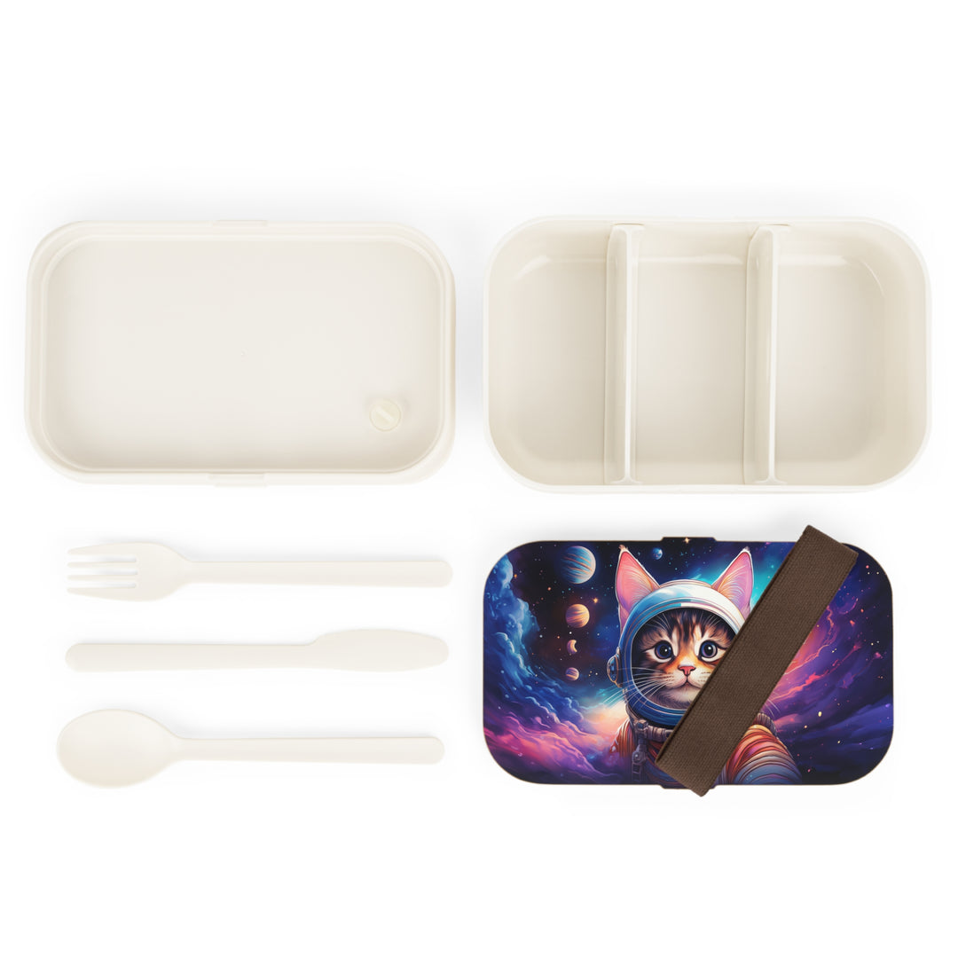 Bento Lunchbox with Space Cat Design – Stylish & Eco-Friendly Food Storage