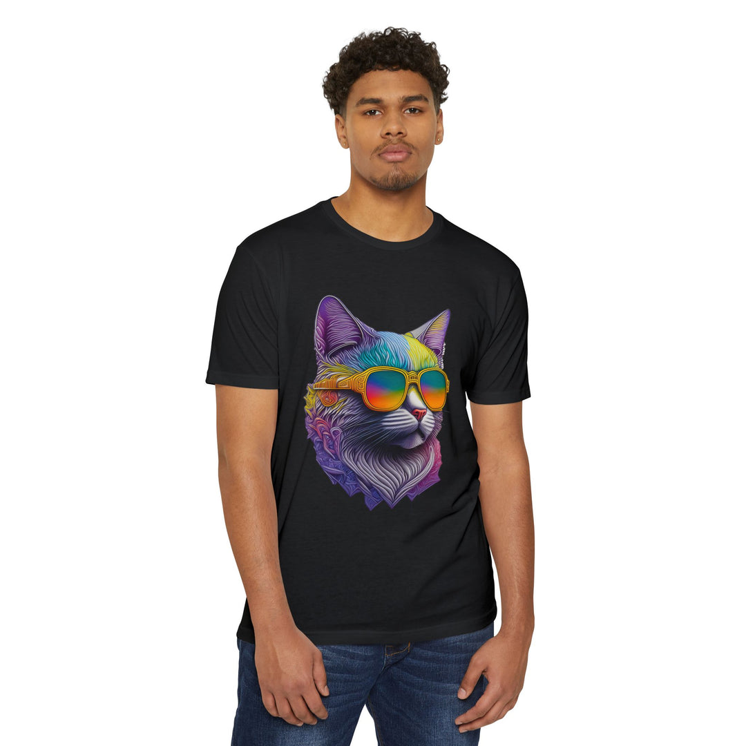 Chill Vibes Cat Top - Unisex Stylish Feline T-Shirt