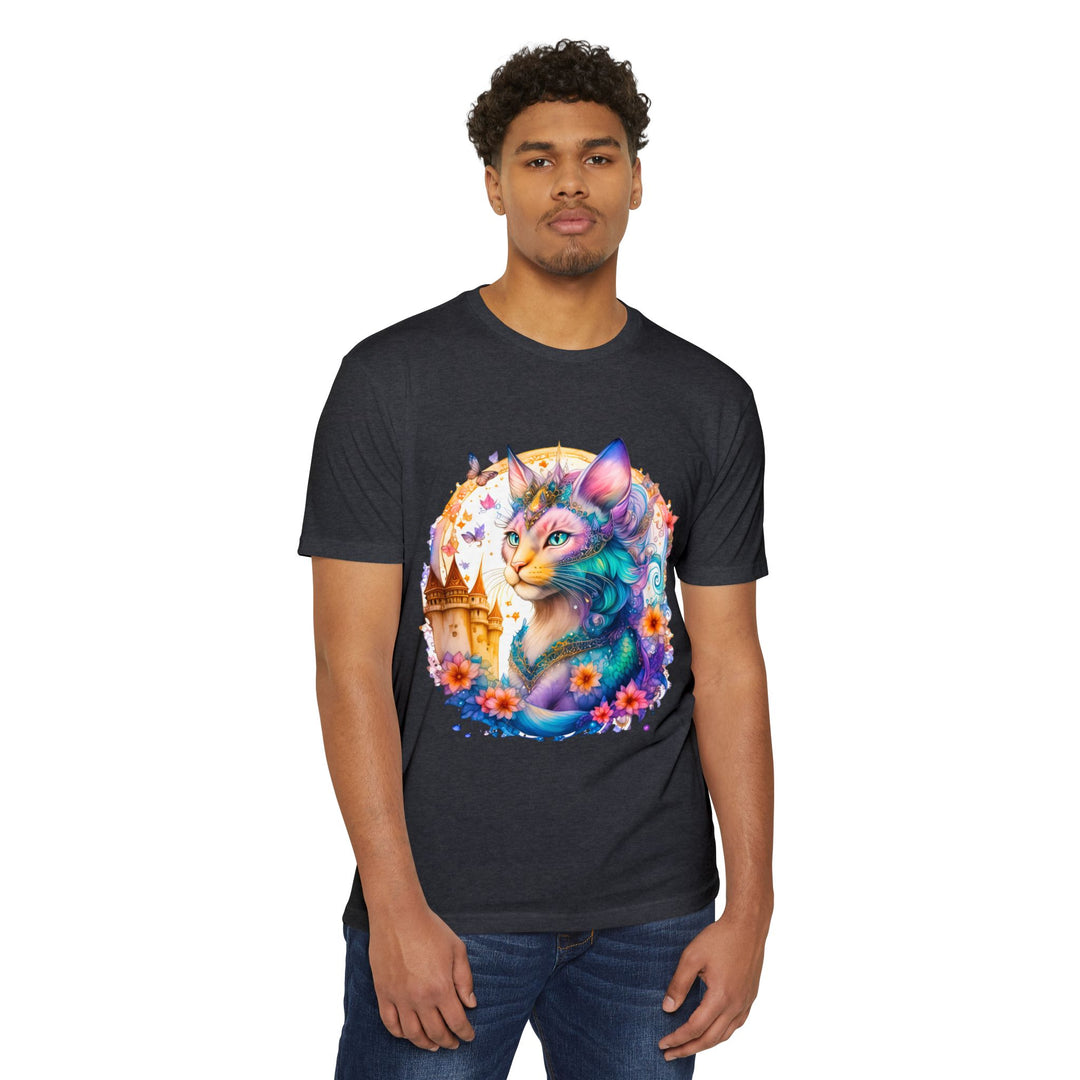 Fairy Tale Cat Majesty Top - Unisex Fantasy Kingdom T-Shirt