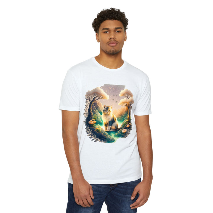 Mystic Grove Cat Top - Unisex Enchanted Forest T-Shirt