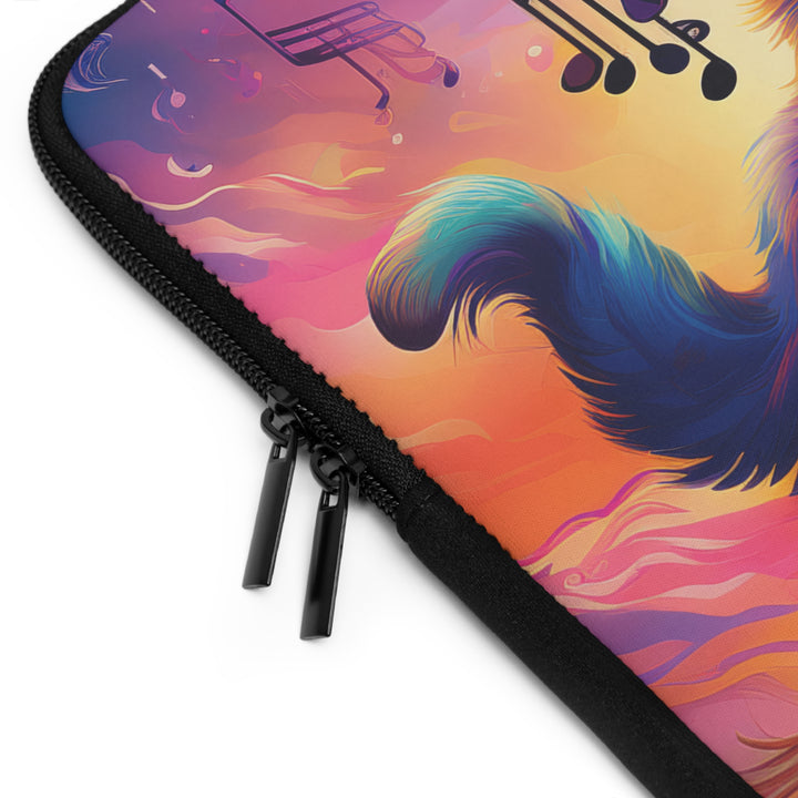 Feline Composer: Musical Inspiration Laptop Sleeve