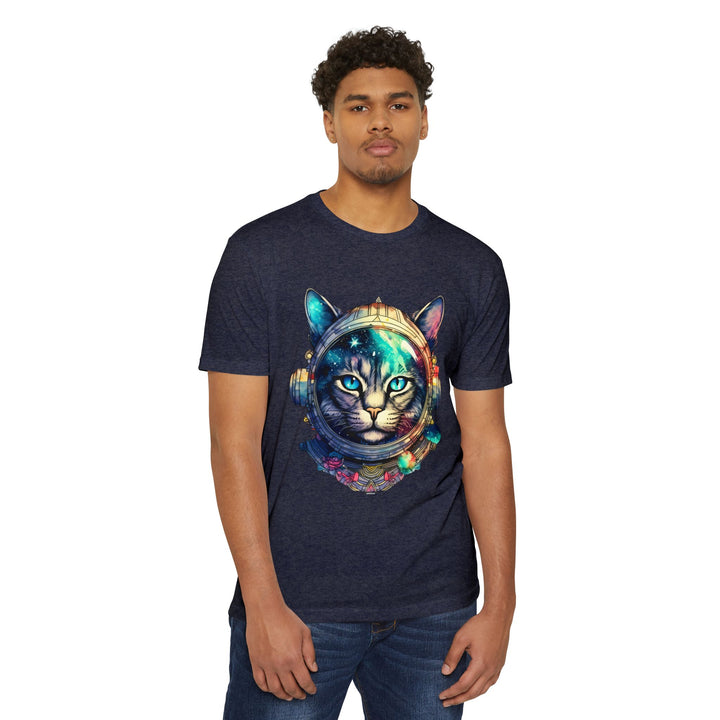 Galactic Explorer Cat Top - Unisex Cosmic Adventure T-Shirt