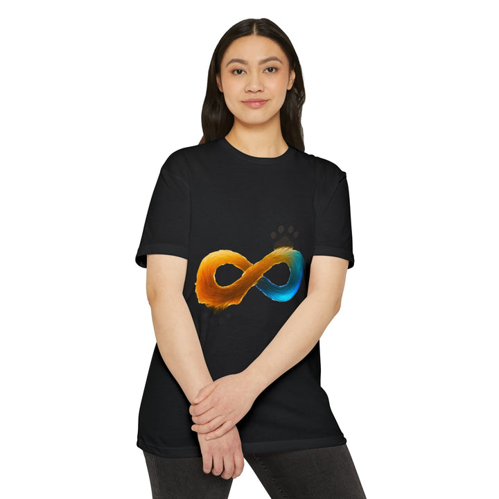 Eternal Whiskers Infinity Top - Unisex Minimalist Cat T-Shirt