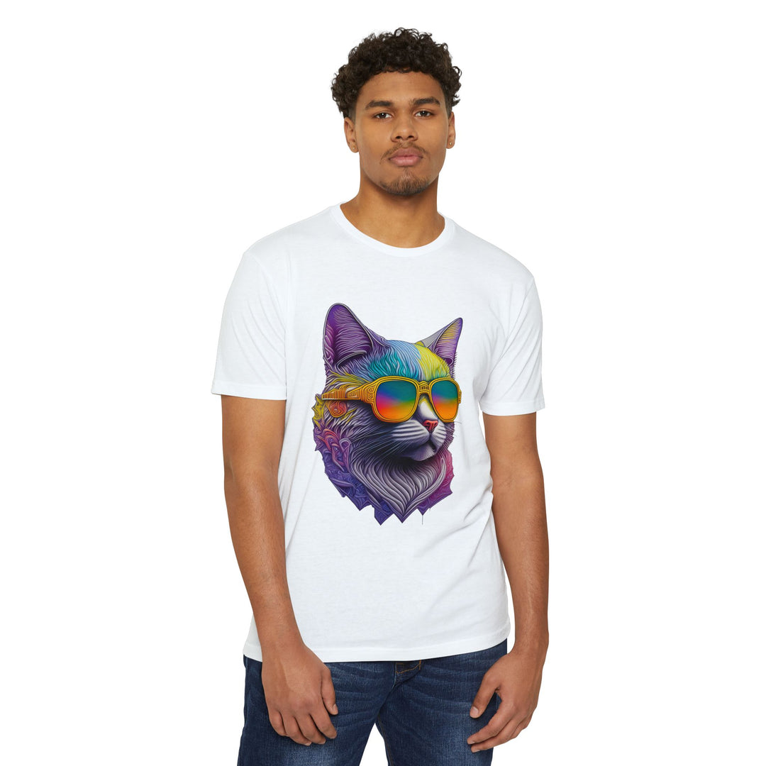 Chill Vibes Cat Top - Unisex Stylish Feline T-Shirt