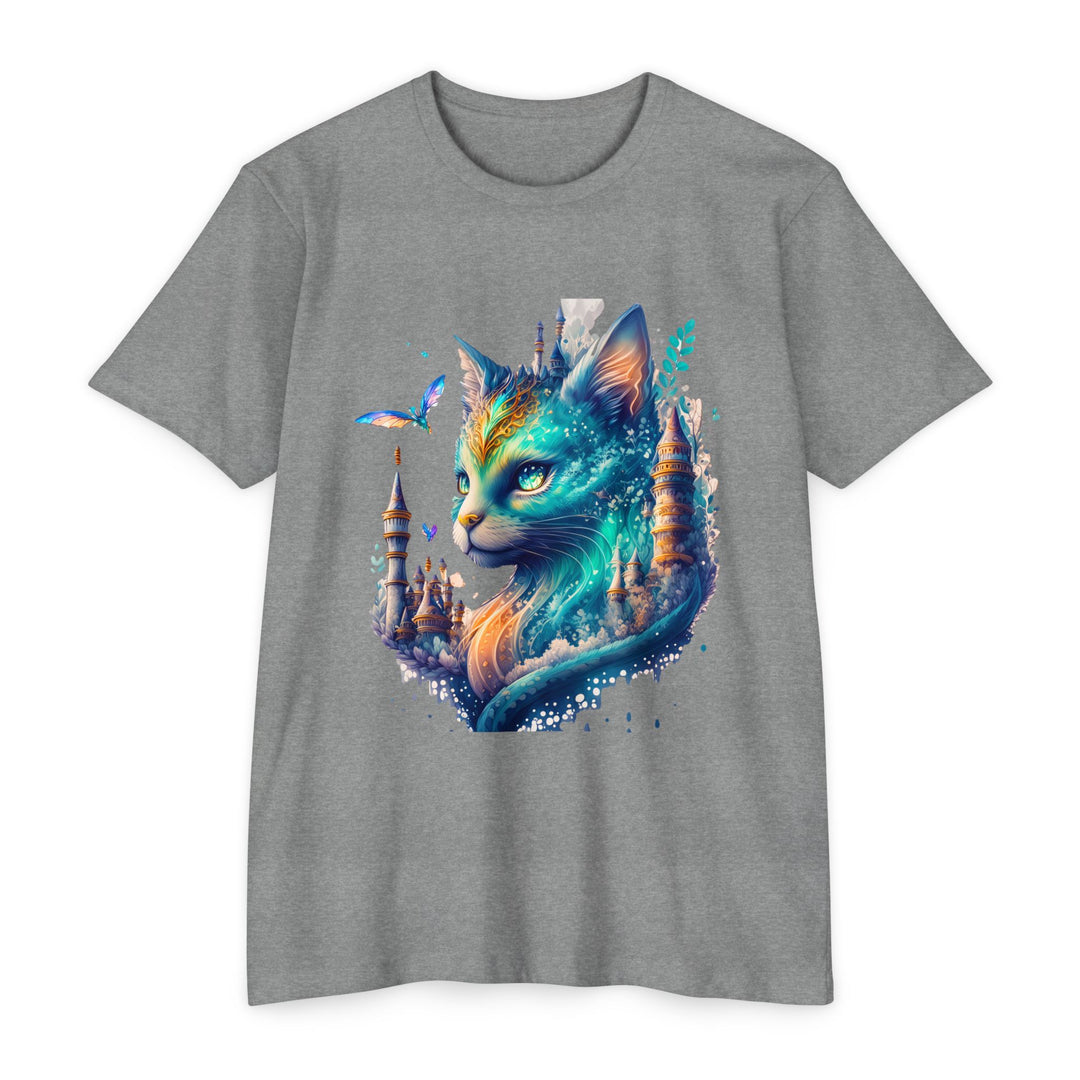 Enchanted Forest Feline Top - Unisex Fantasy Art T-Shirt