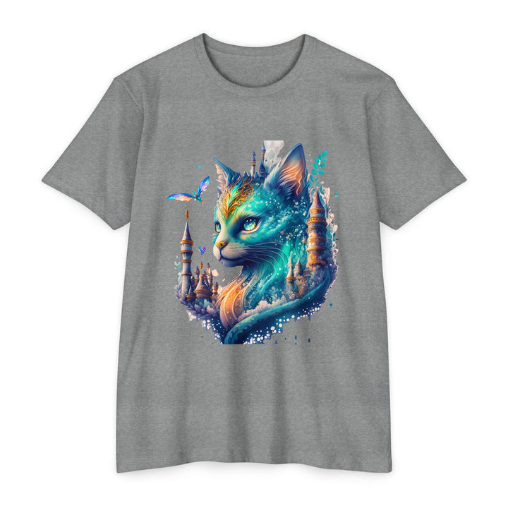 Enchanted Forest Feline Top - Unisex Fantasy Art T-Shirt