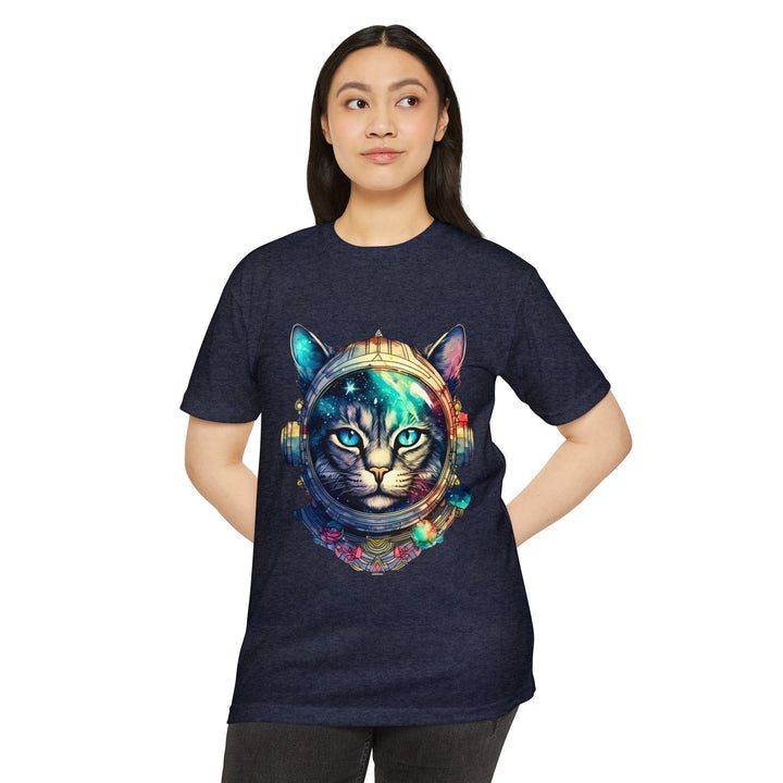 Galactic Explorer Cat Top - Unisex Cosmic Adventure T-Shirt