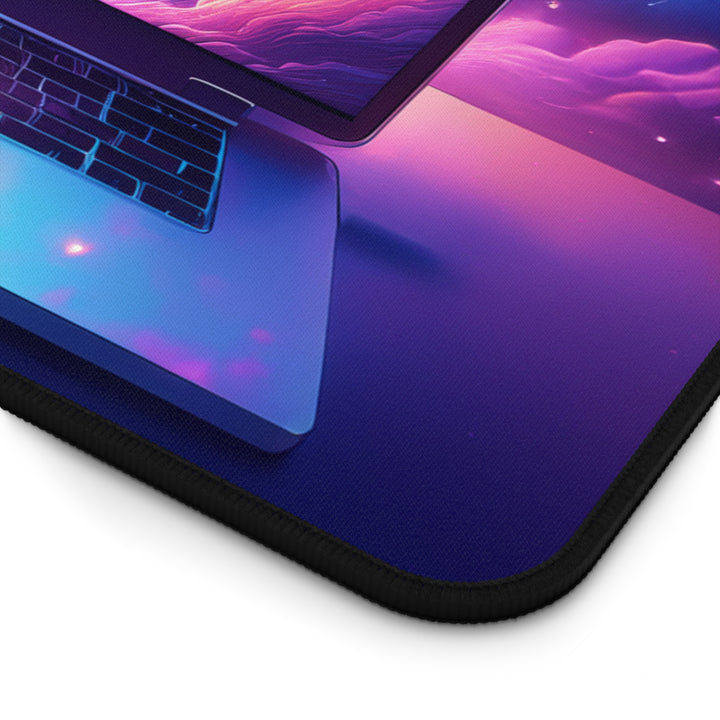 Cosmic Cat Desk Mat – Elevate Your Workspace with Stellar Style