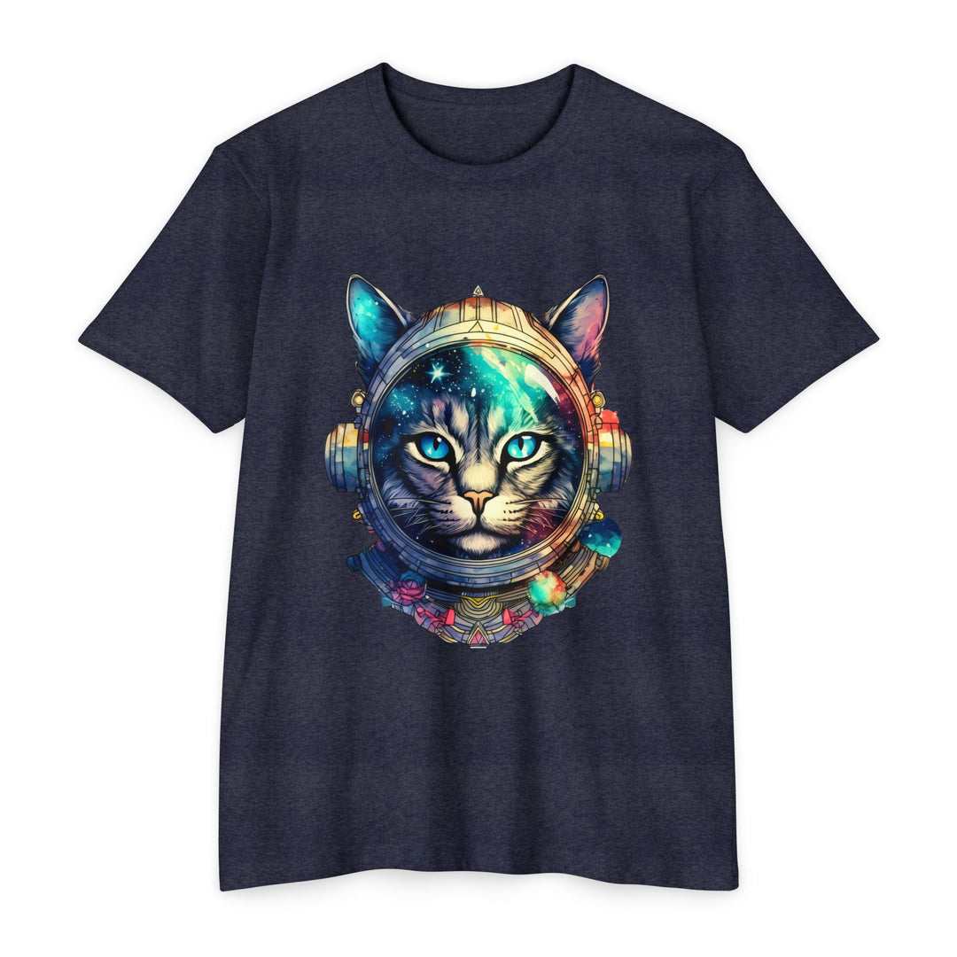 Galactic Explorer Cat Top - Unisex Cosmic Adventure T-Shirt