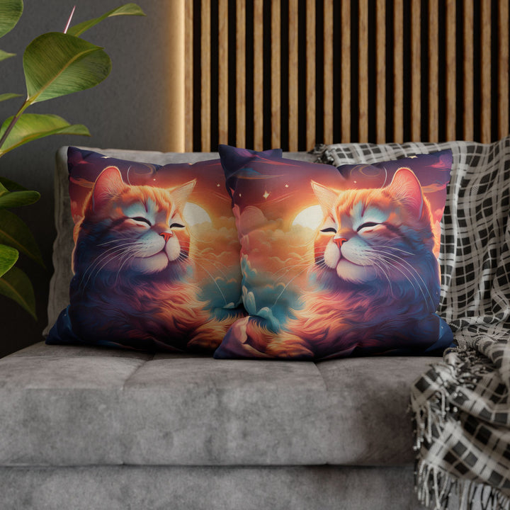 Serenity in the Sky: Premium Cat-Themed Pillowcase for Ultimate Comfort