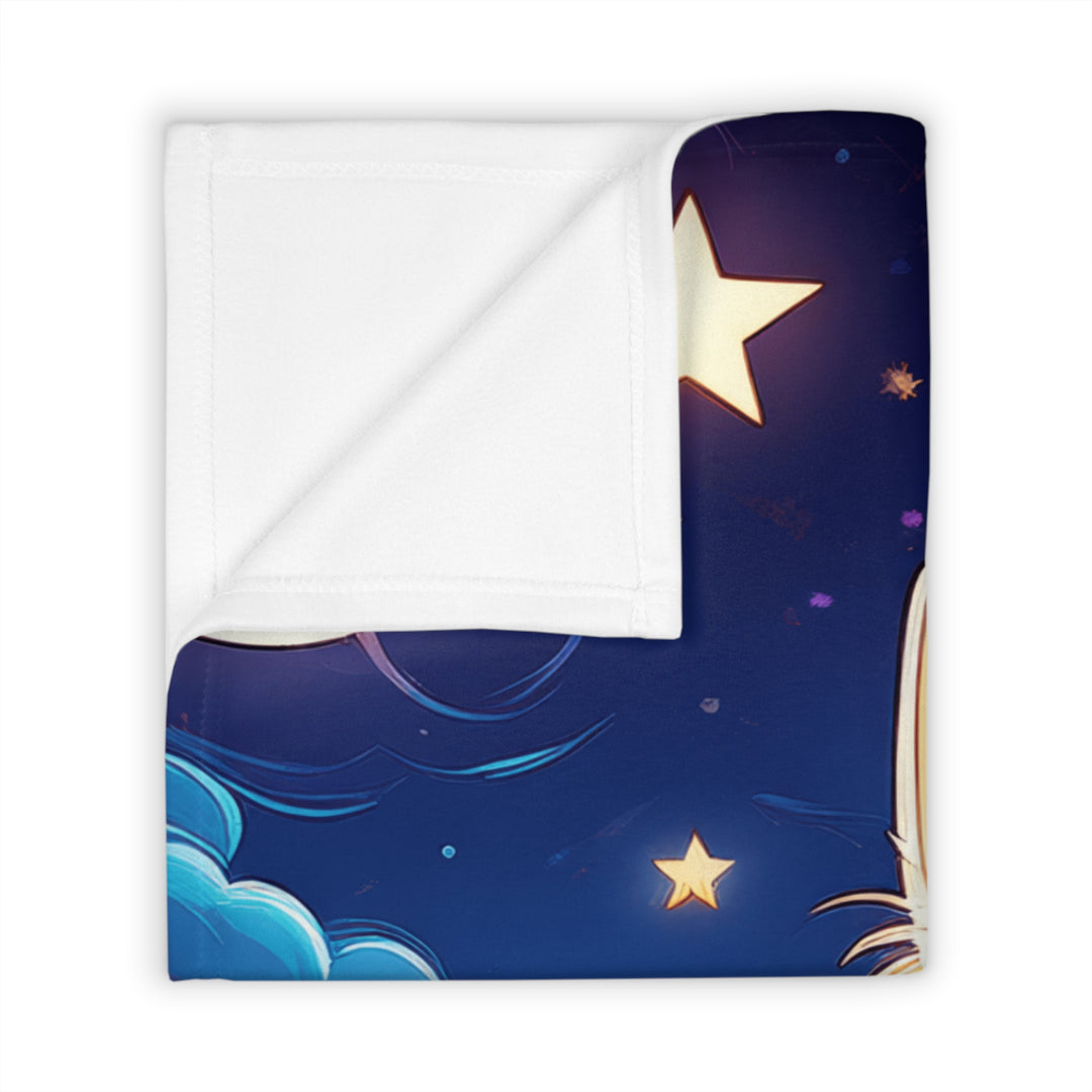 Celestial Comfort Throw Blanket – Dream Among the Stars