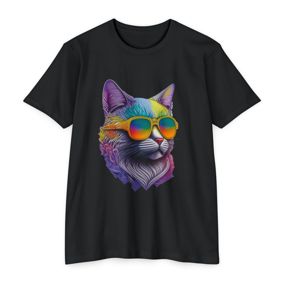 Chill Vibes Cat Top - Unisex Stylish Feline T-Shirt