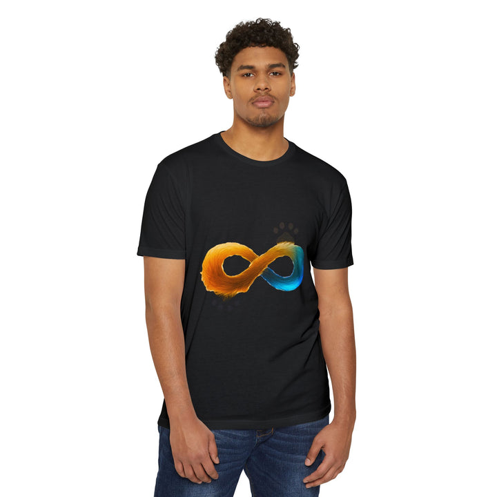 Eternal Whiskers Infinity Top - Unisex Minimalist Cat T-Shirt