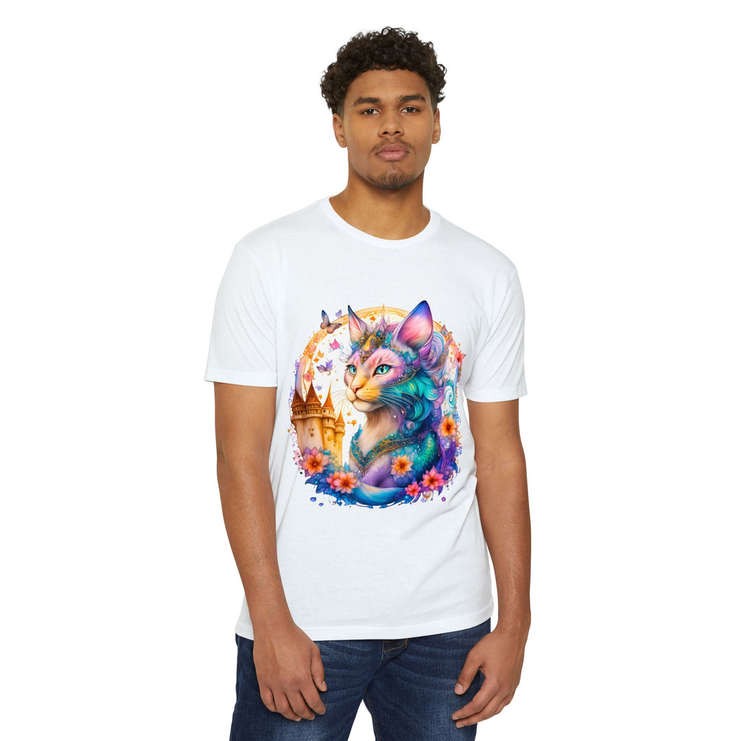 Fairy Tale Cat Majesty Top - Unisex Fantasy Kingdom T-Shirt