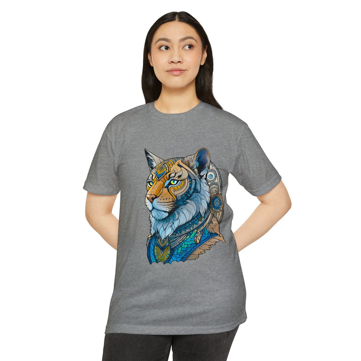 Regal Cat Majesty Shirt - Intricate Mosaic Design