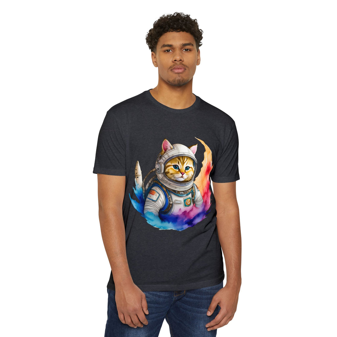 Launchpad Catstronaut Top - Unisex Galaxy Explorer T-Shirt