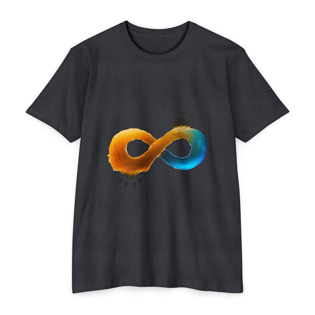 Eternal Whiskers Infinity Top - Unisex Minimalist Cat T-Shirt