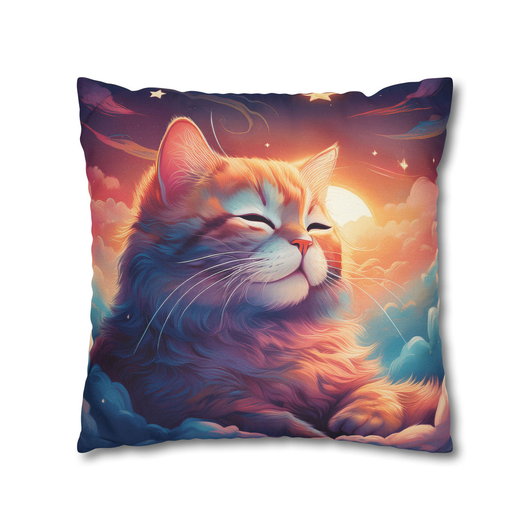 Serenity in the Sky: Premium Cat-Themed Pillowcase for Ultimate Comfort