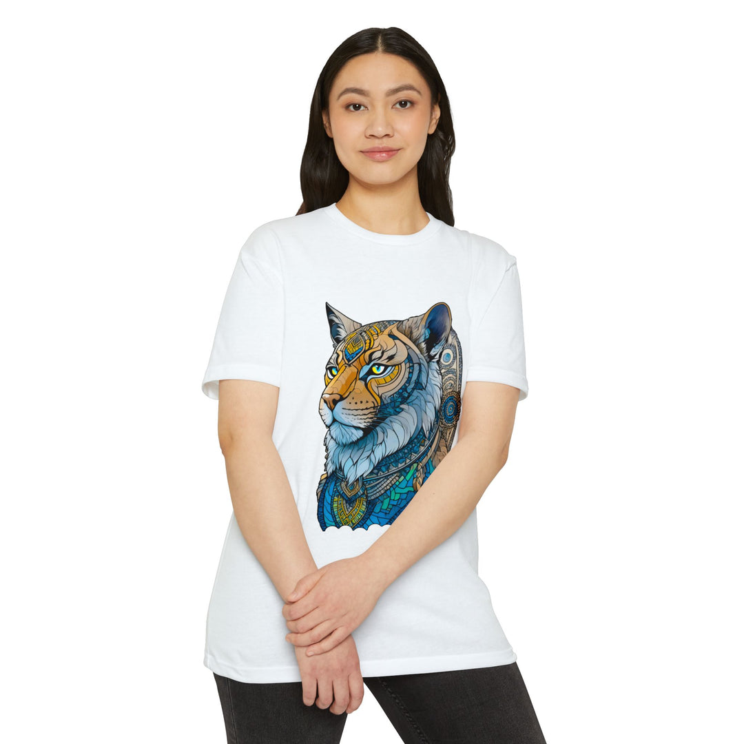 Regal Cat Majesty Shirt - Intricate Mosaic Design